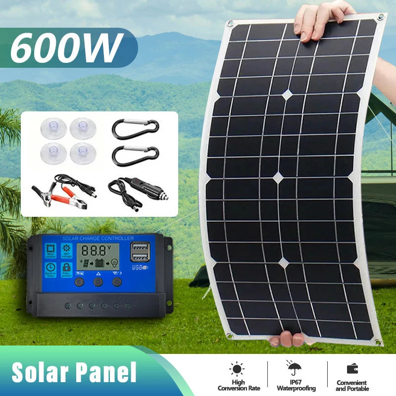 600W 18V Single Crystal Solar Panel