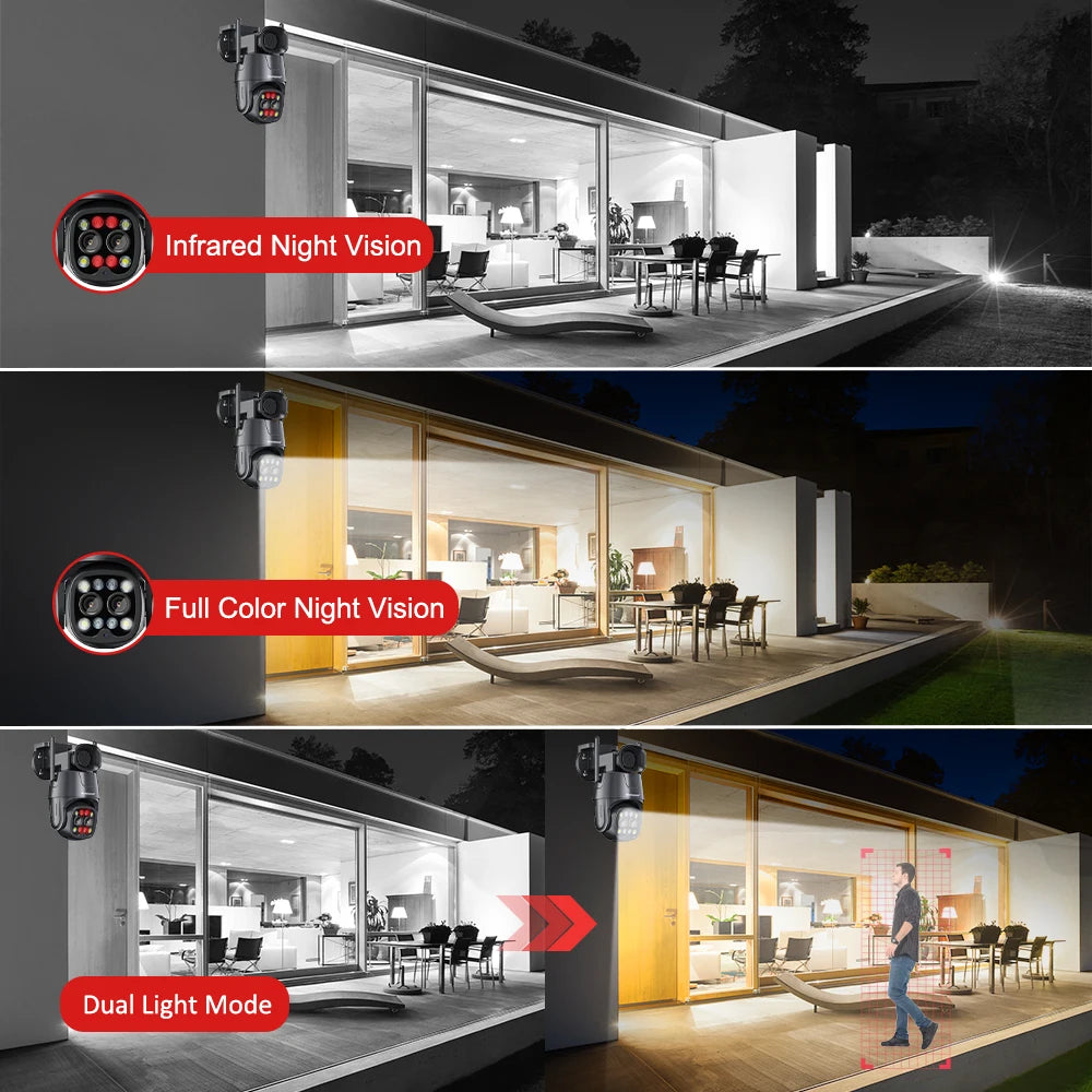 Wifi/4G Sim Card PTZ IP Camera