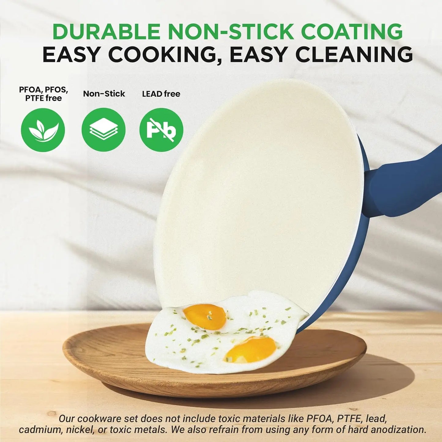 54 Piece Non-Stick Bakeware Pot and Pans Kit