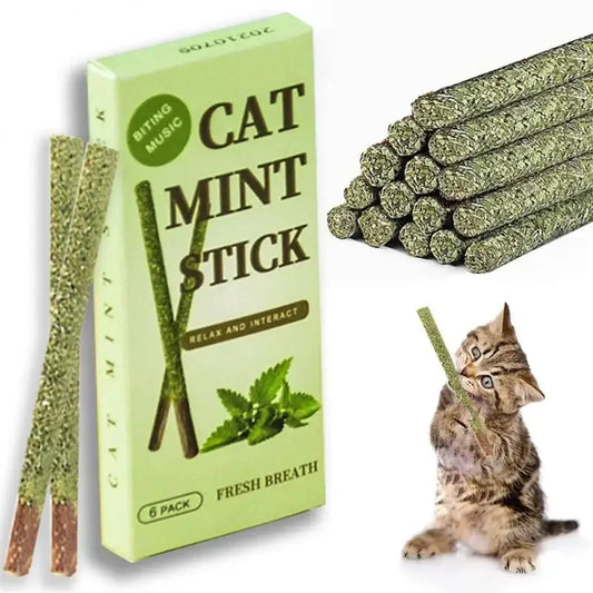 6pcs Natural Matatabi Cat Stick Toy