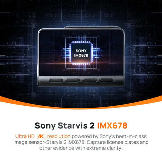 A810 UHD 4K 150FOV Built-in GPS Dash Cam