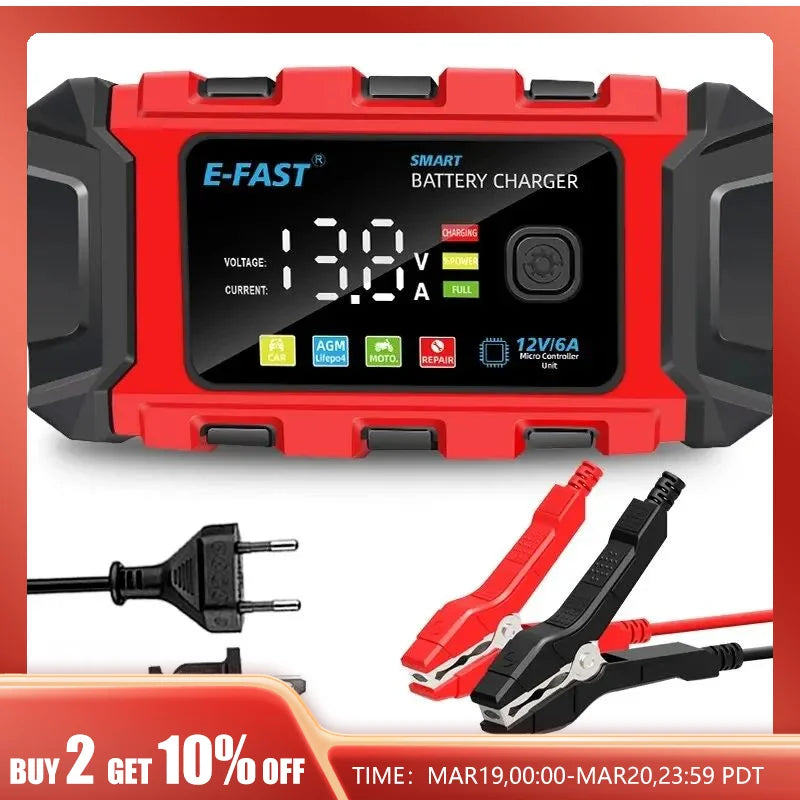Lifepo4 Lead Acid Battery Pulse Charger
