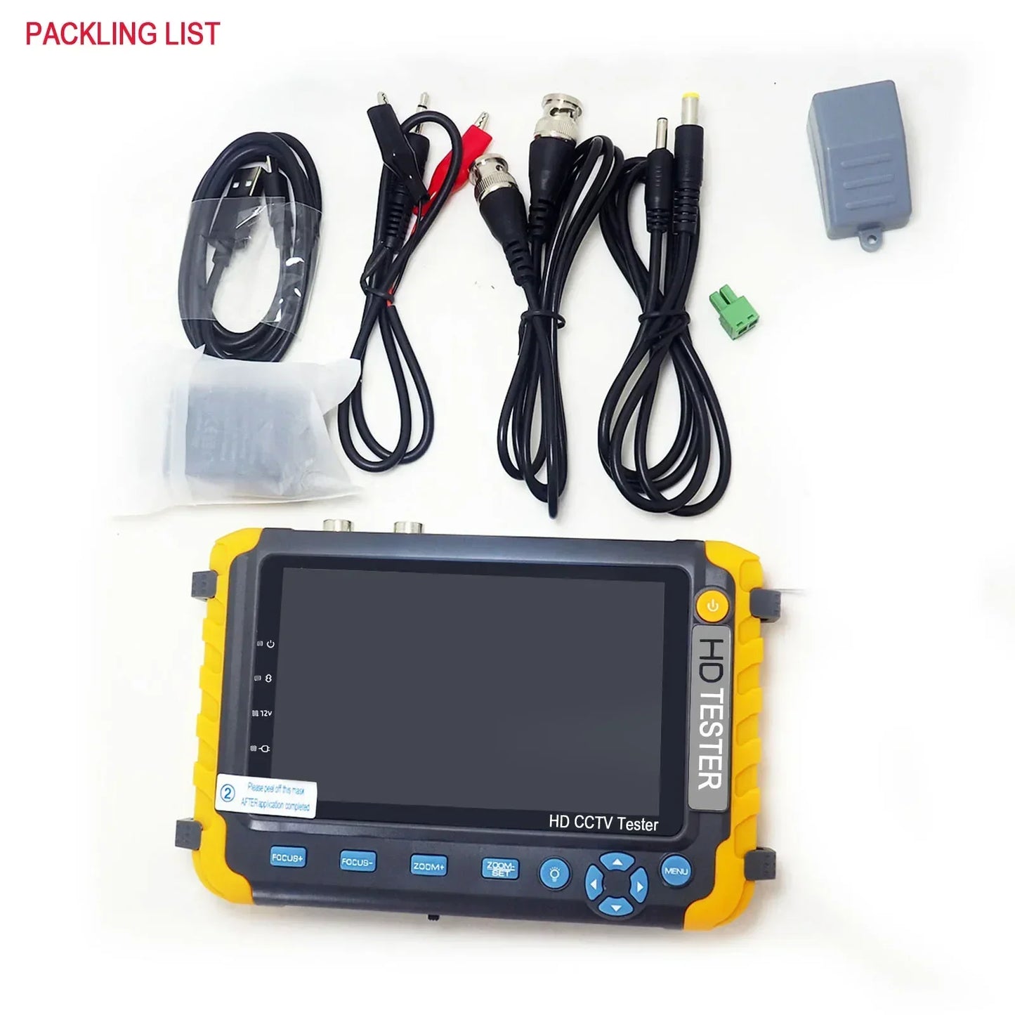 CCTV tester monitor for 8MP