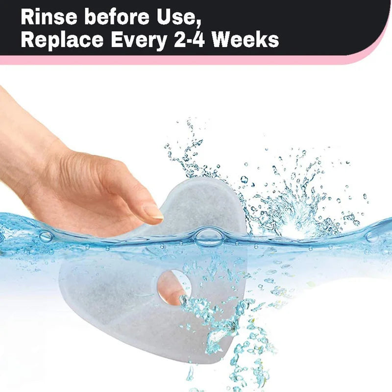 4pcs Activated Carbon Fountain Replacement Filter