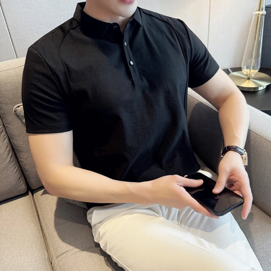 Men's Short-sleeved Summer Polo Shirts