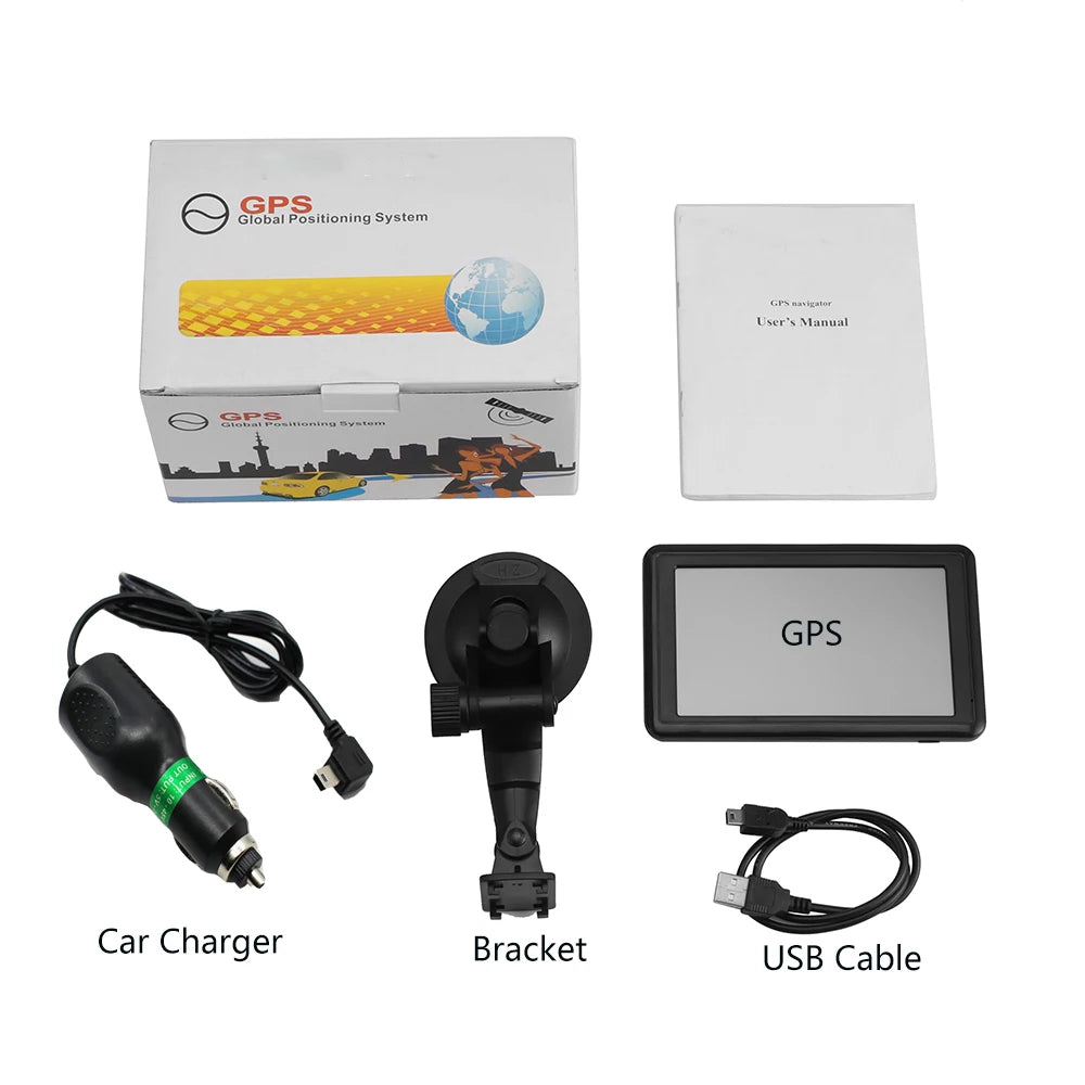 5 inch 8GB speed gps navigation for car truck