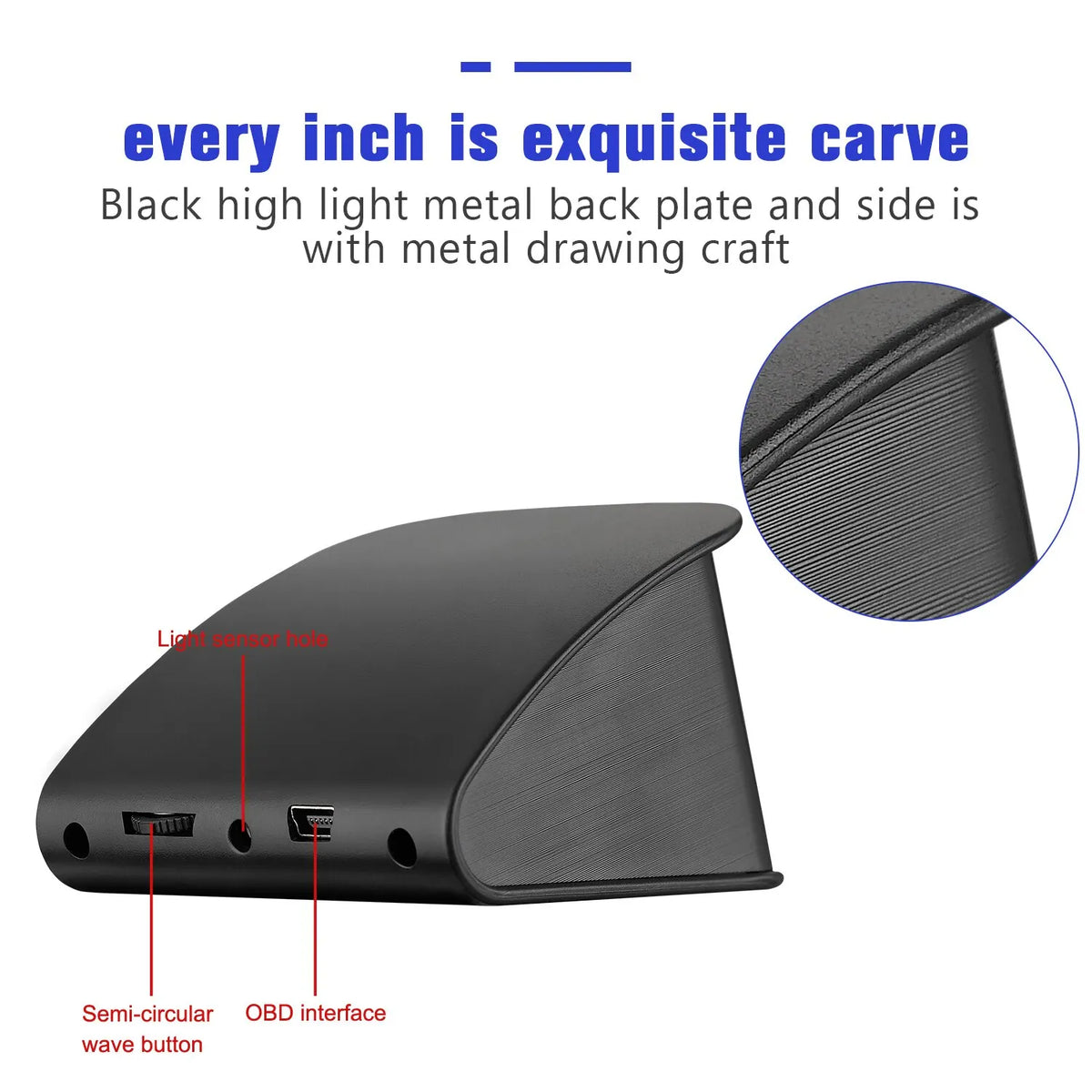 Universal P10 Head Up Display HUD Speedometer