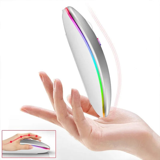 LED Backlit Ergonomic Wireless Mouse