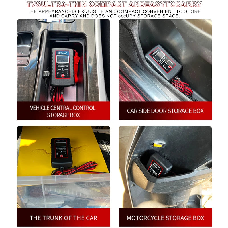 6V 12V 2A Smart Automatic Float Battery Charger