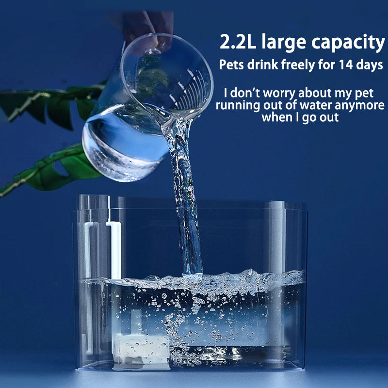 Auto Filter USB Electric Cat Water Fountain