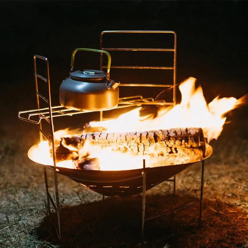 Portable Outdoor Fire Pit Campfire Grill