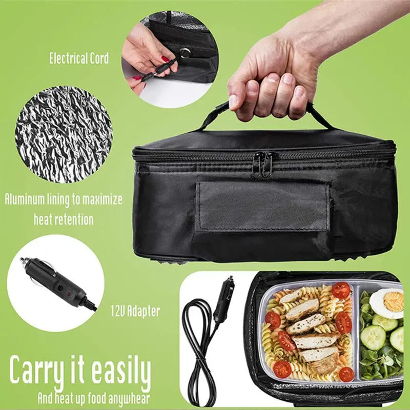 12V Heated Electric Lunch Box Food Warmer