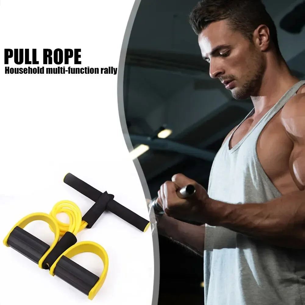 4 Tube Elastic Pedal Puller Resistance Bands