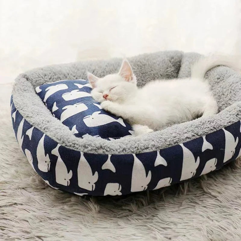 Warm Winter Kneel Dog Bed