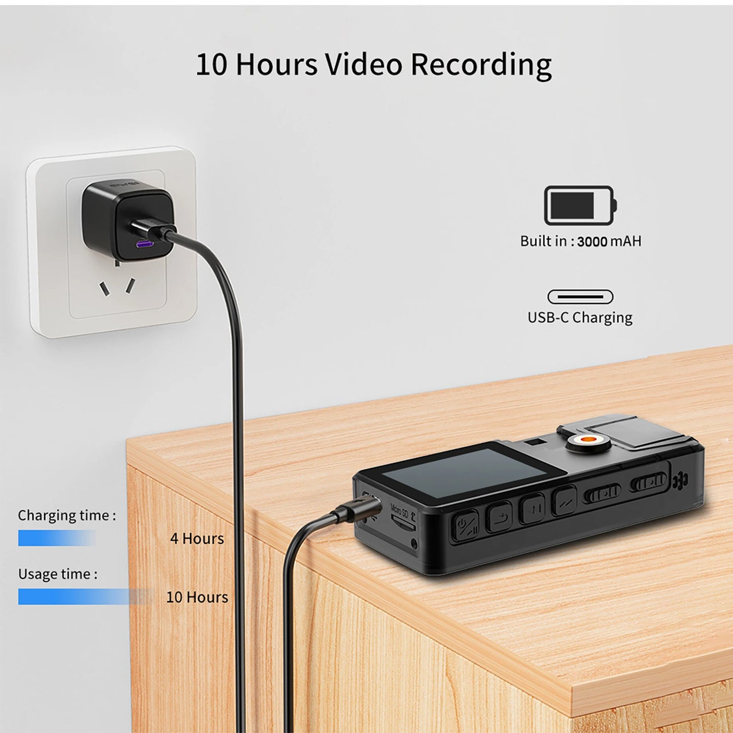 A39 1080P Infrared Night Vision Full HD Body Camera