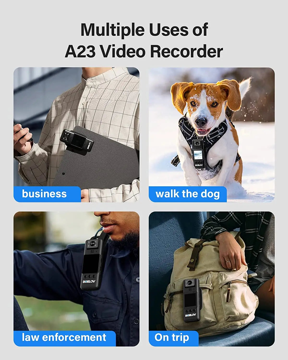 A23 Infrared Night Vision Mini Body Camera