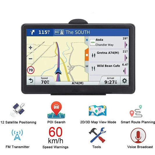 7" HD Car GPS Navigation