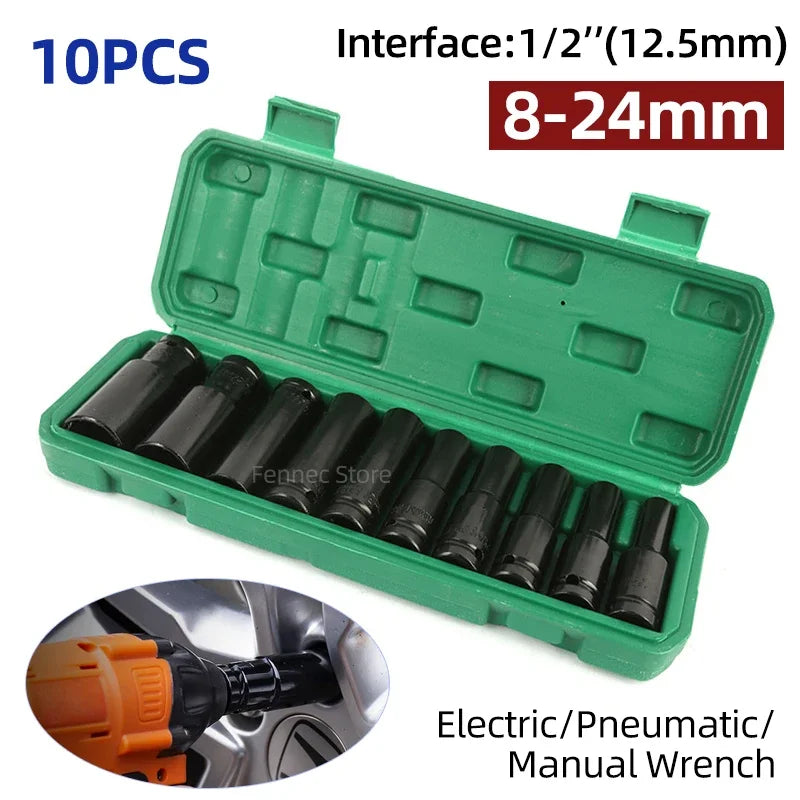 10pcs Impact Socket Set