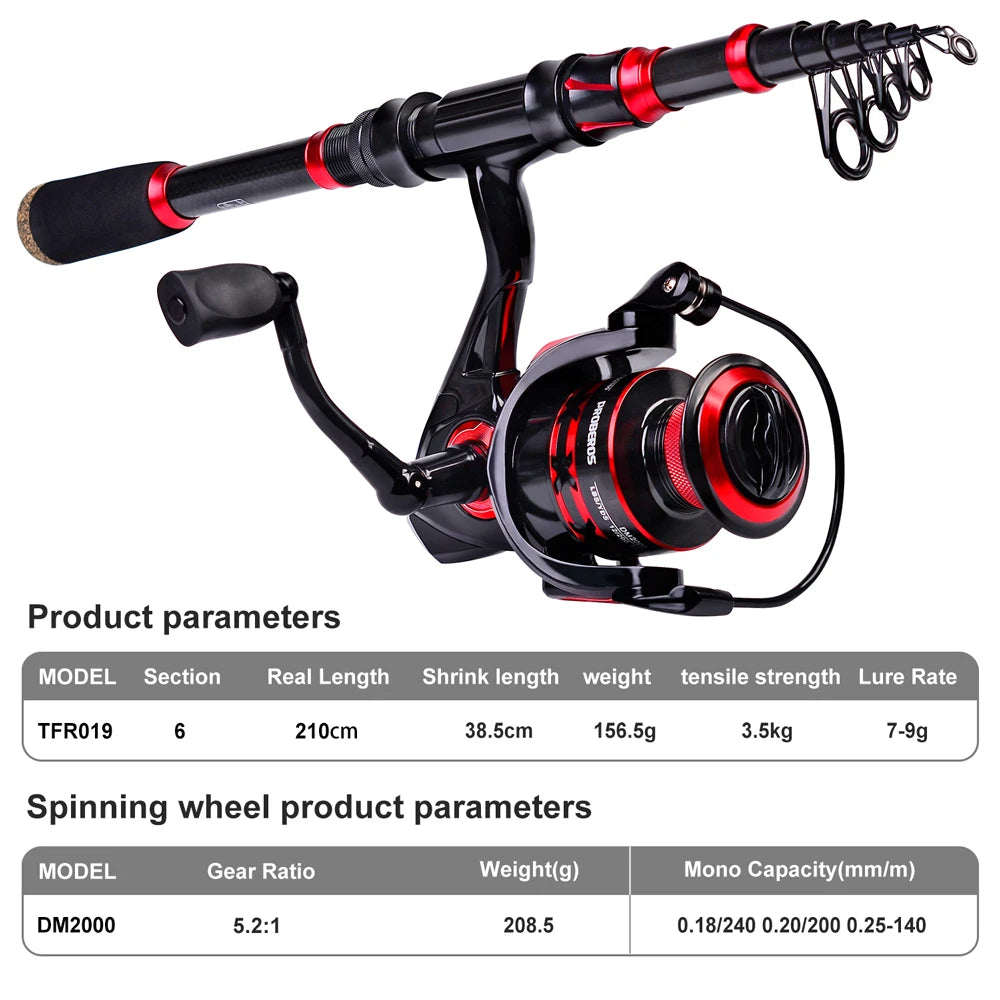 New Lure Fishing Rod Set