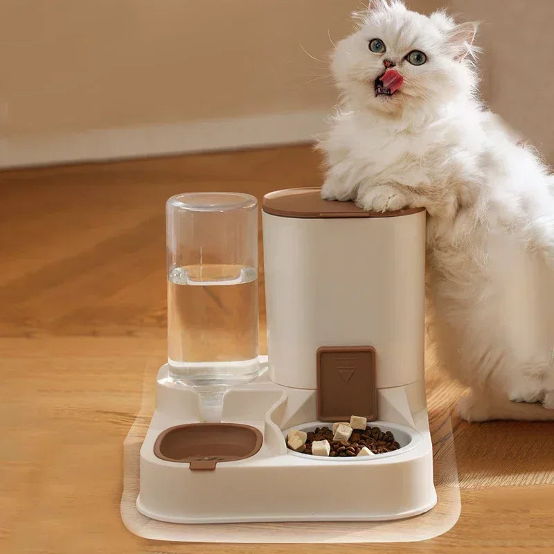 Pet Cat Water Food Dispenser