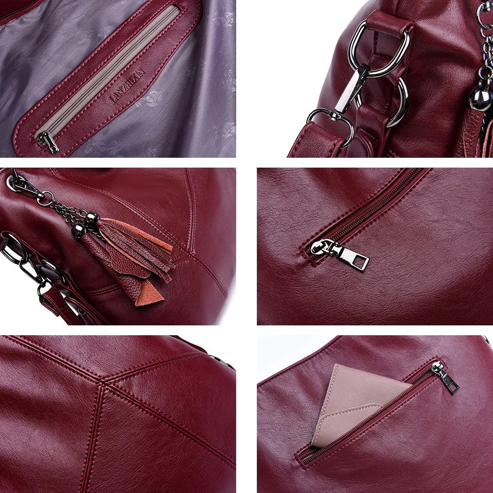 Women Soft Water Leather Handbags
