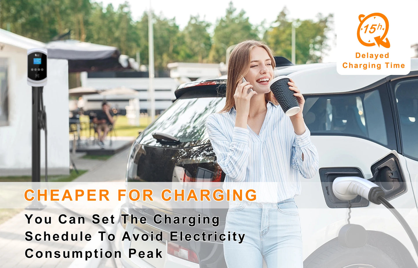 32A 7.6KW Electric Vehicle EV Charger