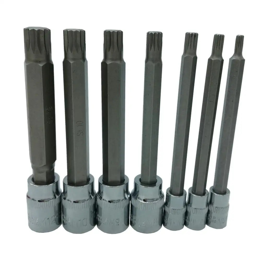 Square Spline Bit Socket Set