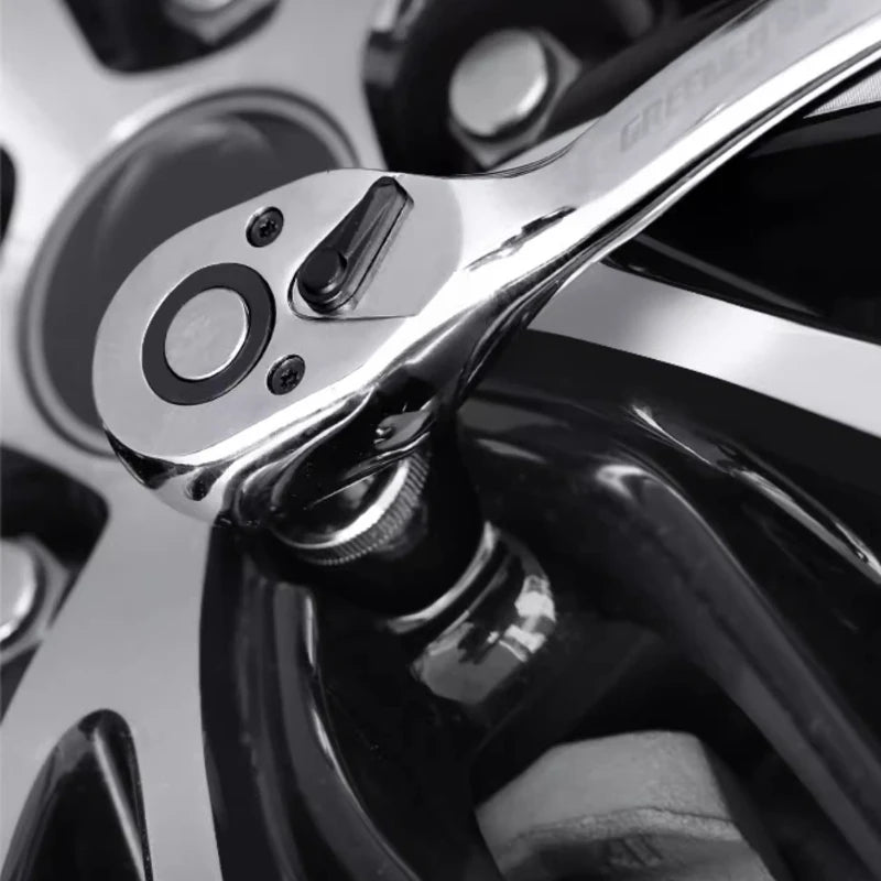 72 Teeth Ratchet Socket Wrench Set