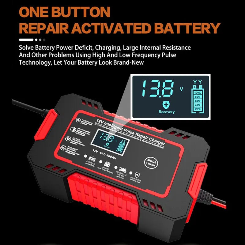 12V 6A Pulse Repair Battery Charger