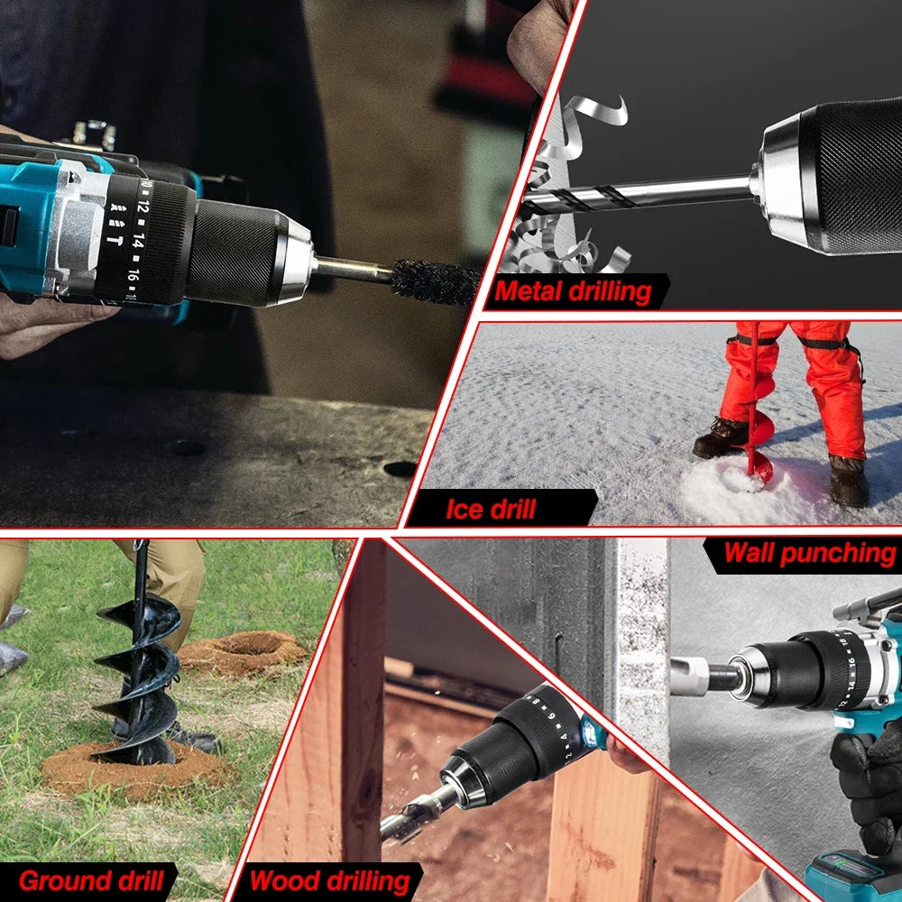 1500W Electric Screwdriver Hammer Drill Power Tools