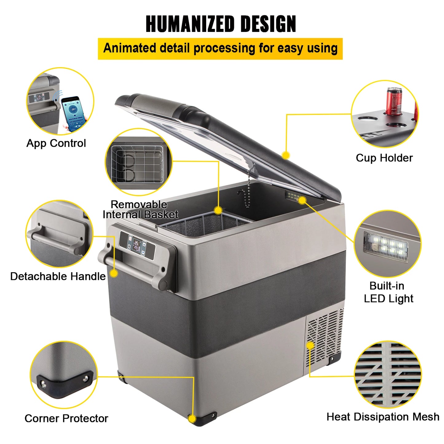 Portable Car Refrigerator Mini Fridge