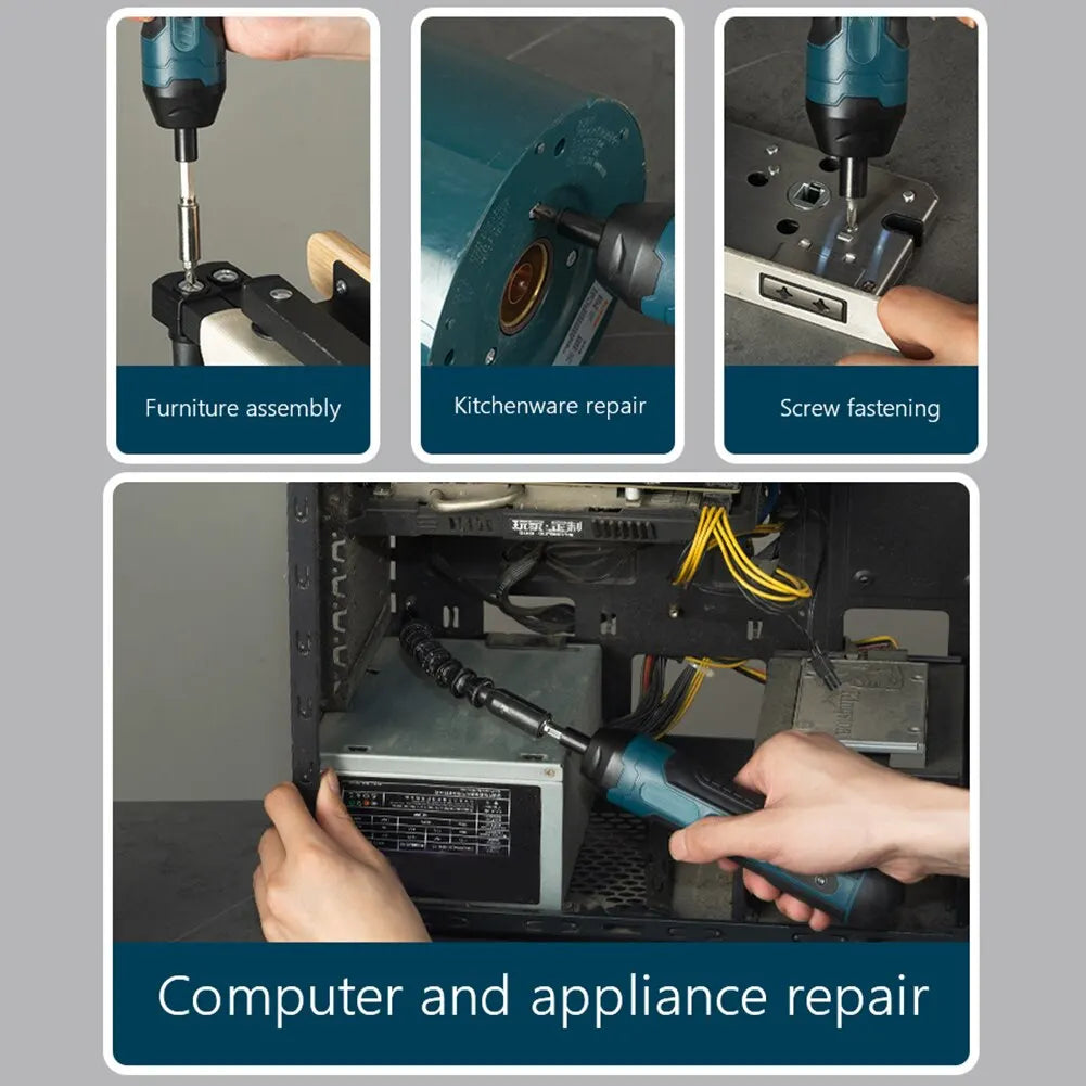 Mini Cordless Electric 1300mah Adjustment Power Drill