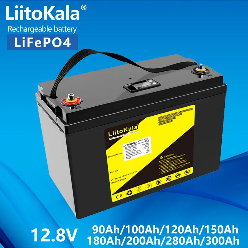 12V 12.8V 200Ah LiFePO4 Battery