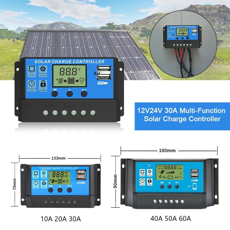 1000W Solar Panel 12V Solar Cell With 60A Controller