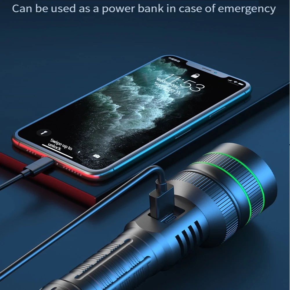 Long Range Tactical Torch High Power LED Flashlight