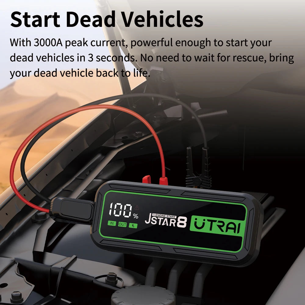 20000mAh Car Jump Starter Power Bank