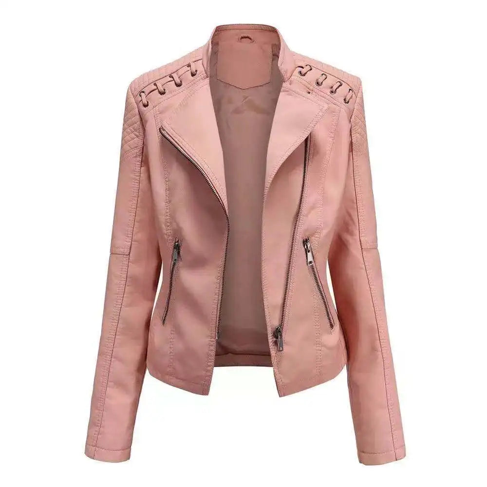 Women Faux Leather Jacket