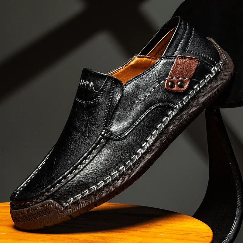Genuine Leather Men Handmade Casual Shoes