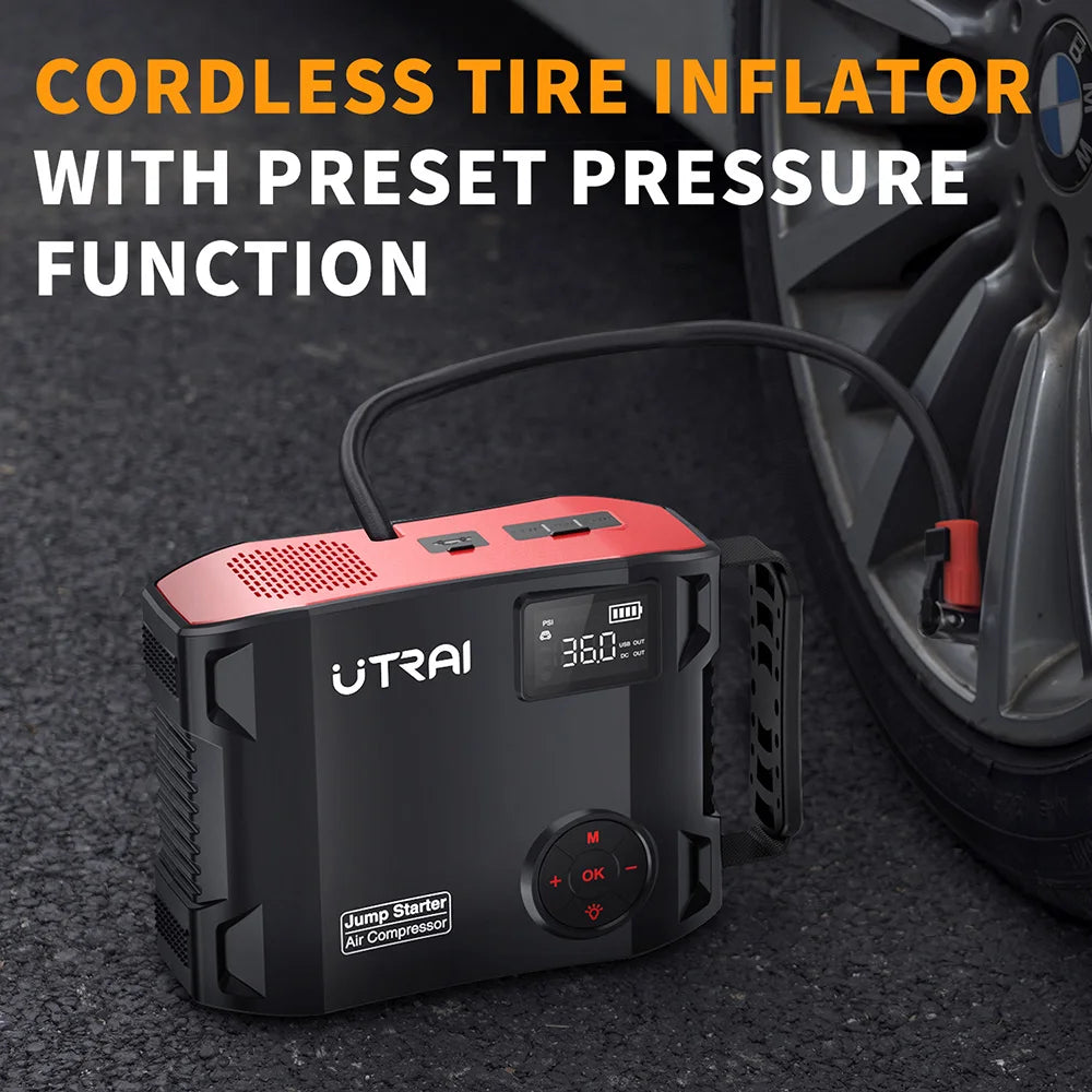 2000A 4 In 1 Jump Starter Power Pack