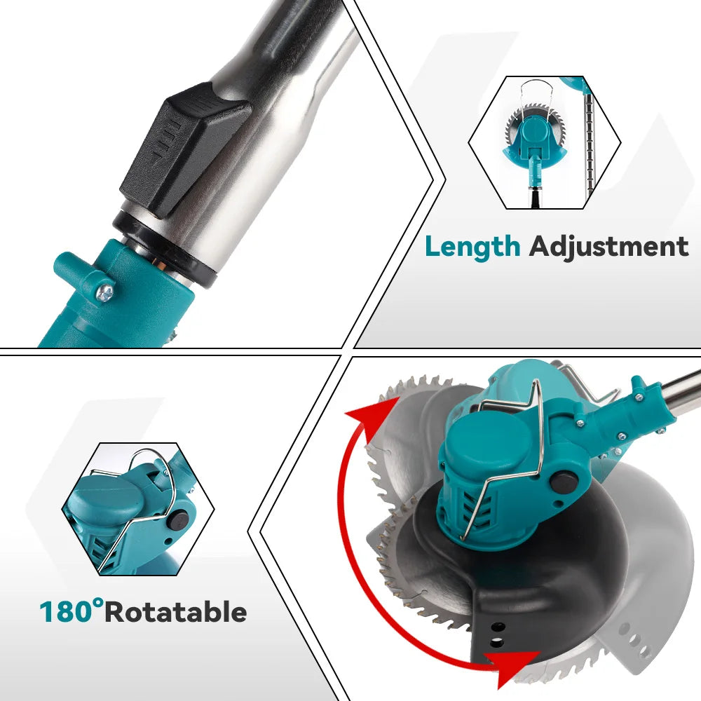 Electric Lawn Mower Handheld Grass Trimmer