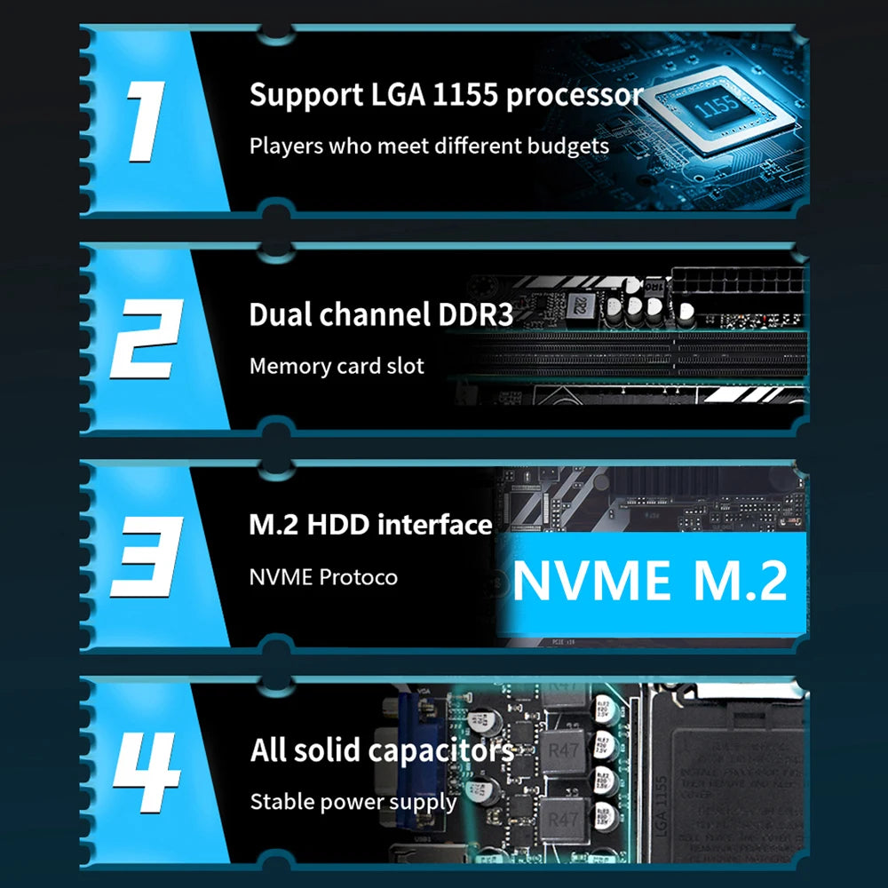 H61 Motherboard LGA 1155 Kit