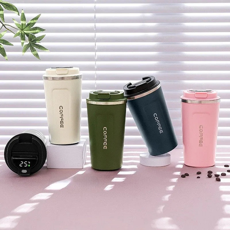 LED Temperature Display Coffee Thermal Mug