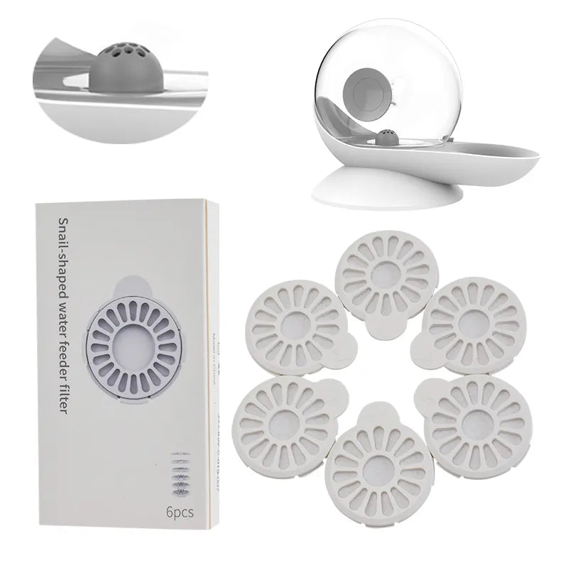 Cat Water Fountain Snails Filter