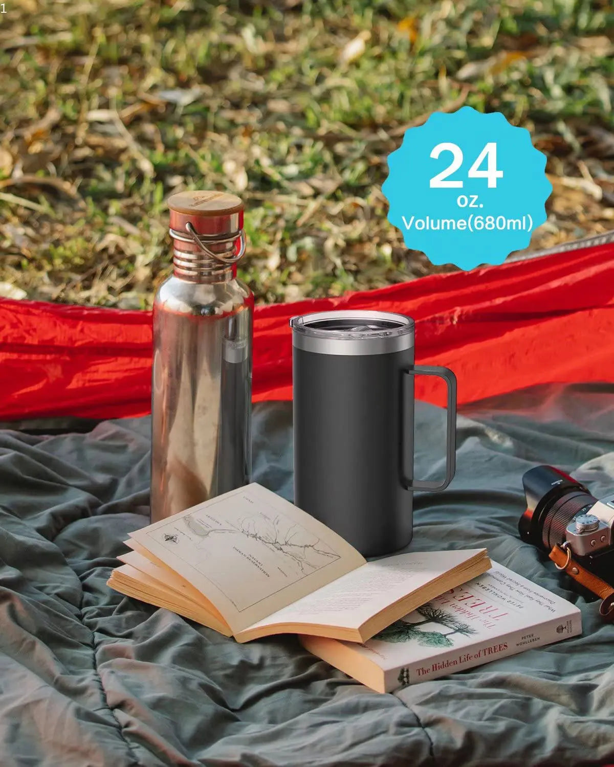 24oz 680ml Insulated Coffee Mug