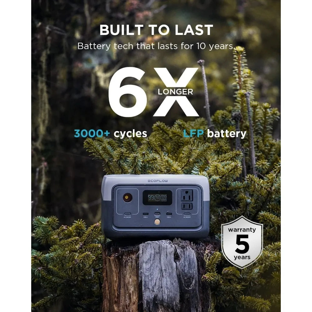 256Wh LiFePO4 Battery Portable Power Station