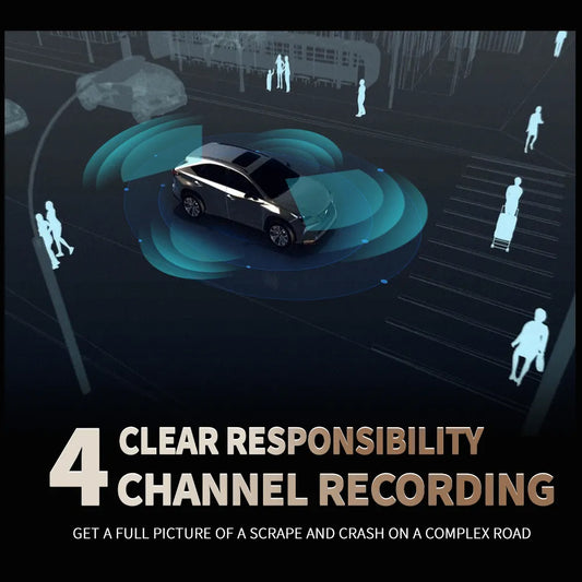 4 Channel A99 FHD 1080P Car Dash Cam