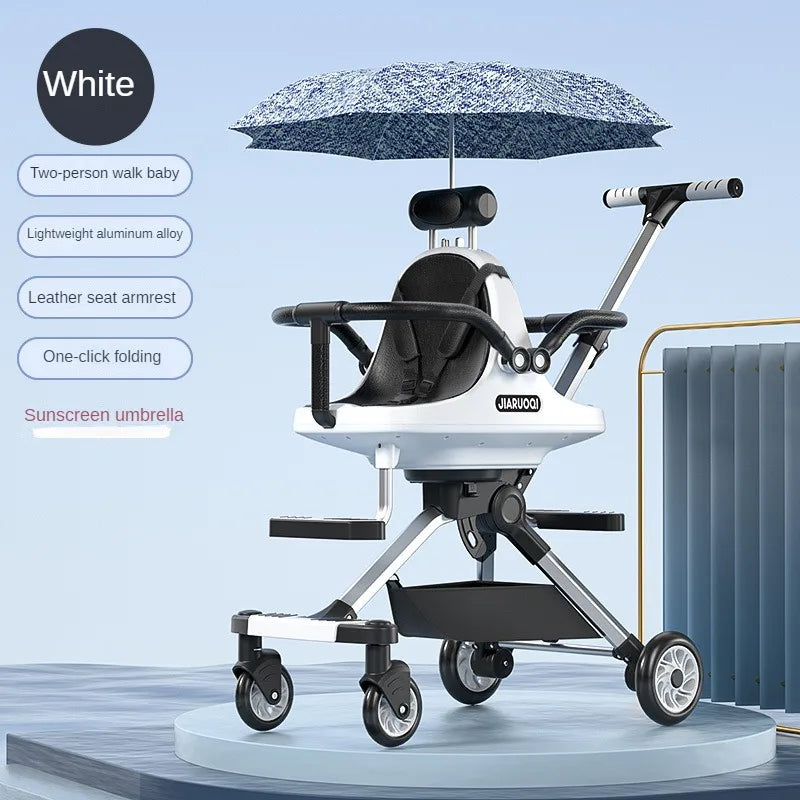 Portable Double baby stroller