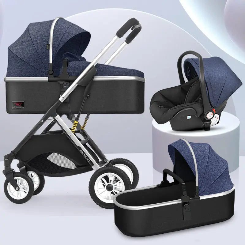 3 in 1 Foldable baby stroller