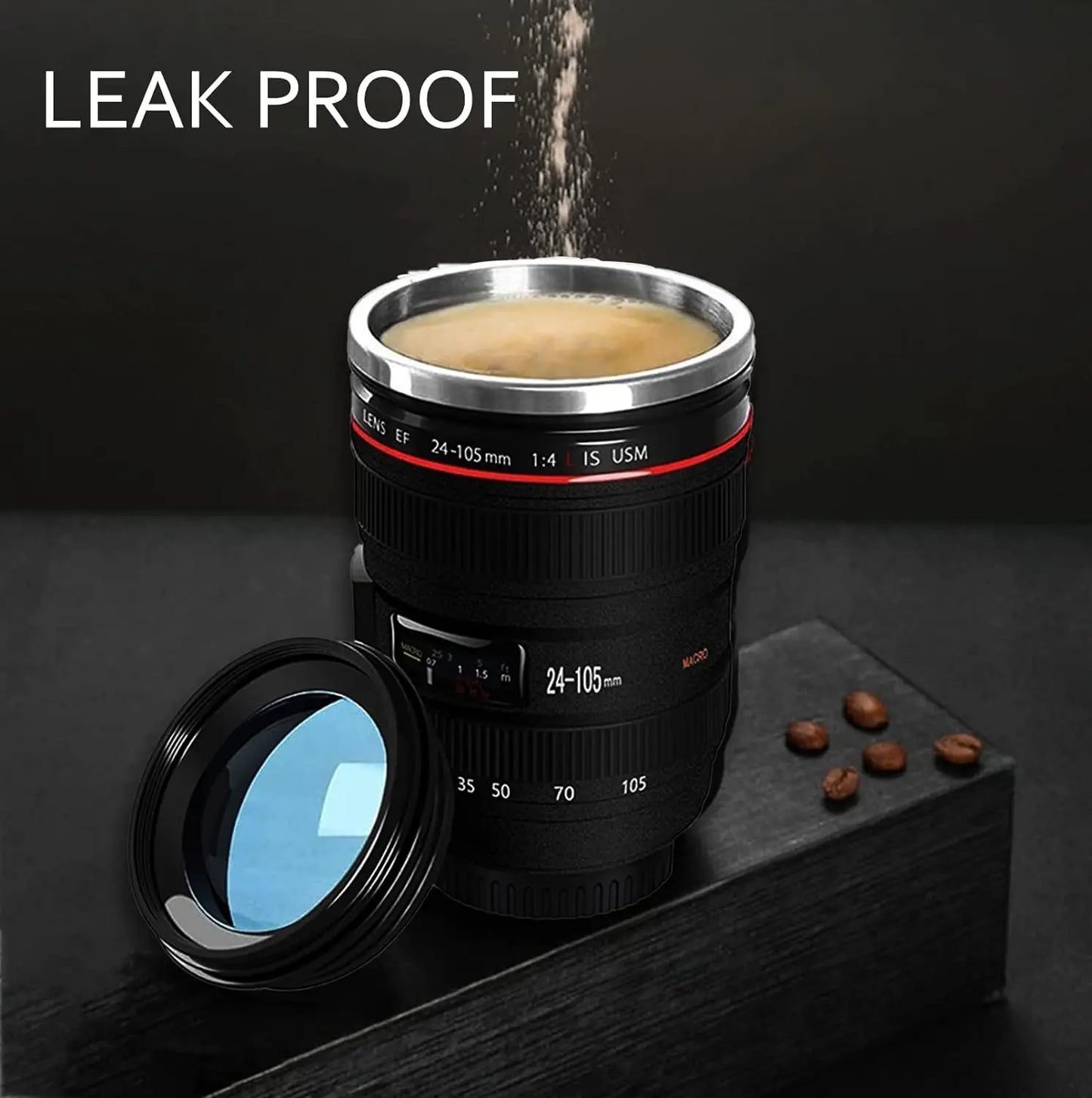 Camera Lens Cup Thermal Coffee Mug
