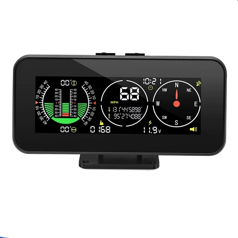 Car Compass Inclinometer GPS Speedomete